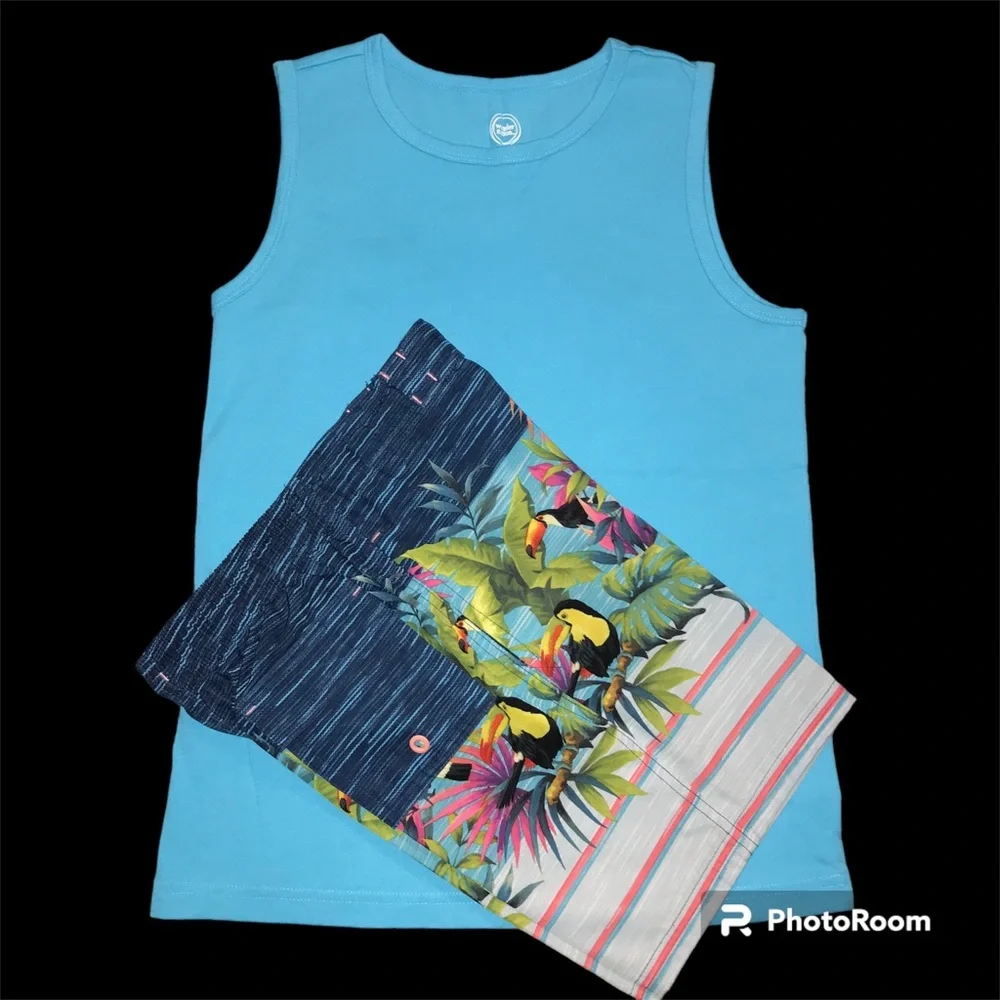 Swim Shorts with matching Tank